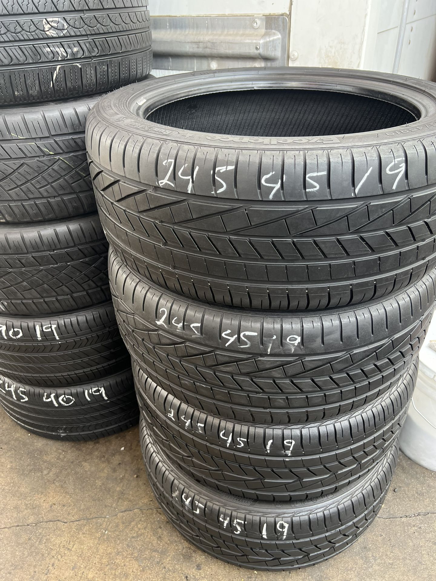 245/45R19 Goodyear Tires