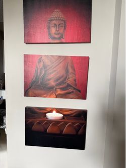 3 piece canvas art