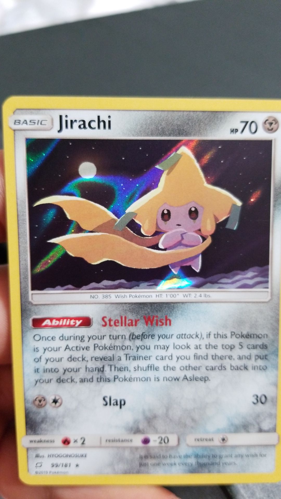 Pokemon Card Jirachi reverse holo mint