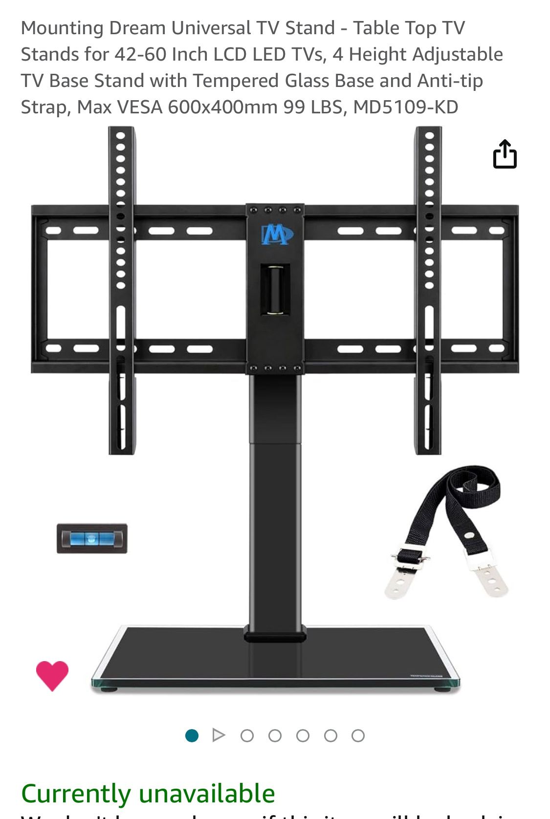 Universal TV Mount Stand Like New