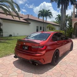 BMW black M Sport Diffuser 