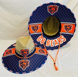 Chicago bears Straw Hat great Gift 🎁 order now (I also have other Teams)