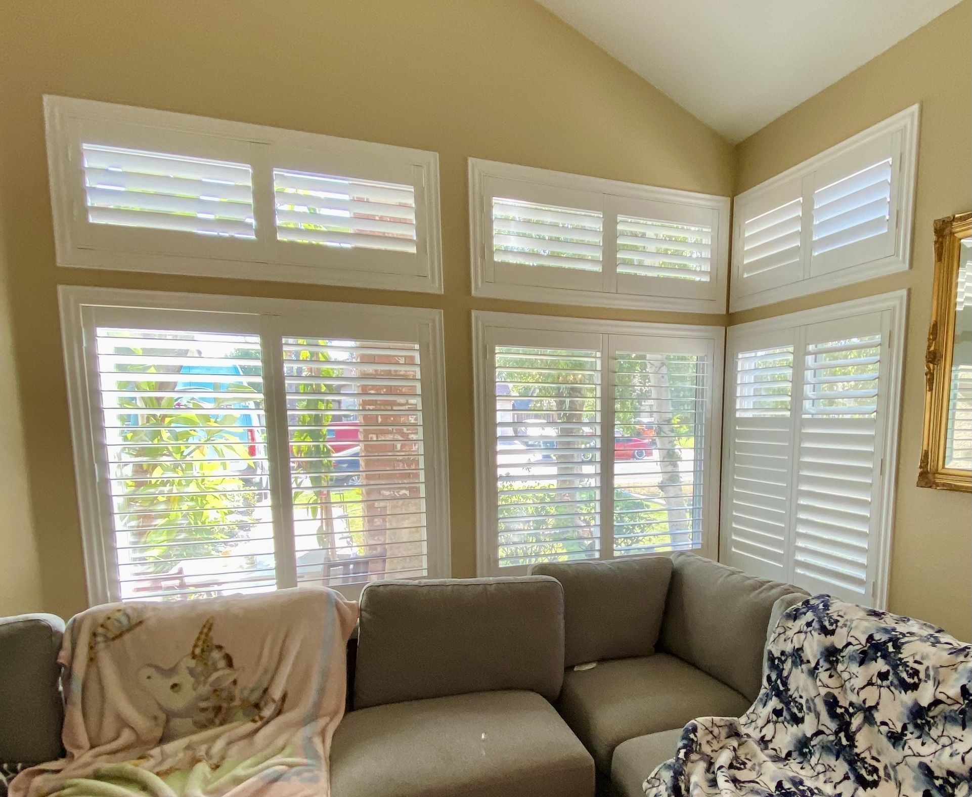 Real Wood Shutters- For Windows, Sliding Doors, Doors, & Closets. Persianas de. Phone#: 951-573-2560