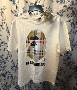 BAPE By Bathing Ape Plaid Graphic T-Shirt