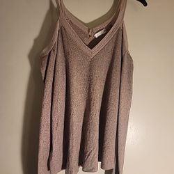 Retrelogy Cold Shoulder Long Sleeve Top Size Xl