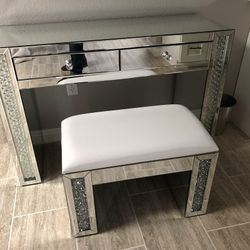 Vanity Desk W/Stool