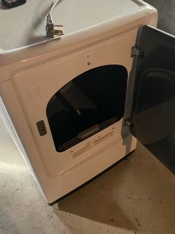 New white Samsung dryer