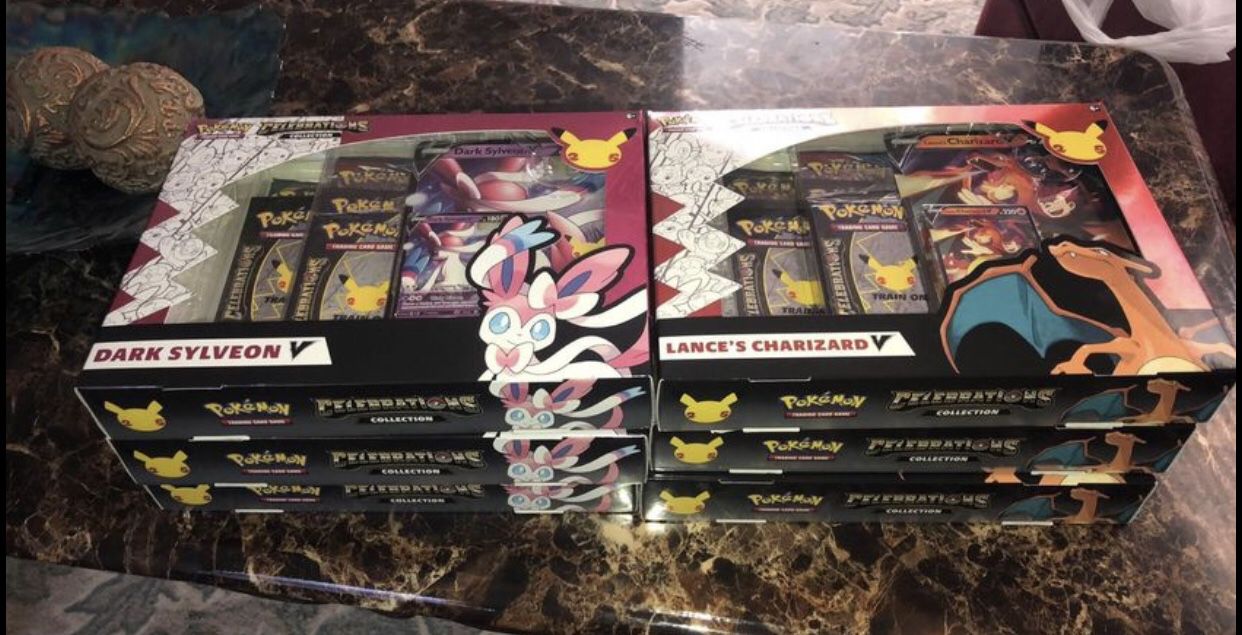 Pokémon Celebrations Collections Boxes