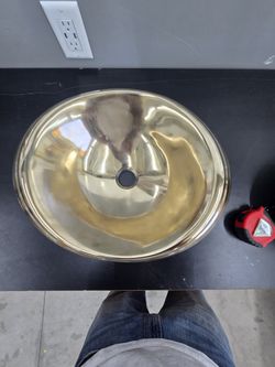 Solid Bronze Powder Room Sink
