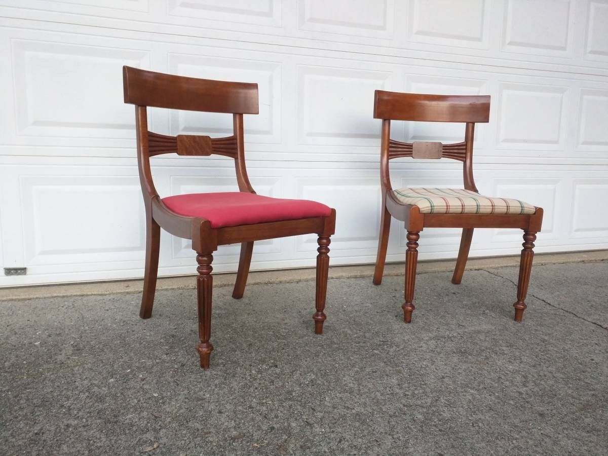 Pair chairs by Milling Road - A Division Of Baker Furniture (High End)