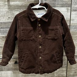 Brown Trucker Jacket with Sherpa Lining👦🏻 5T