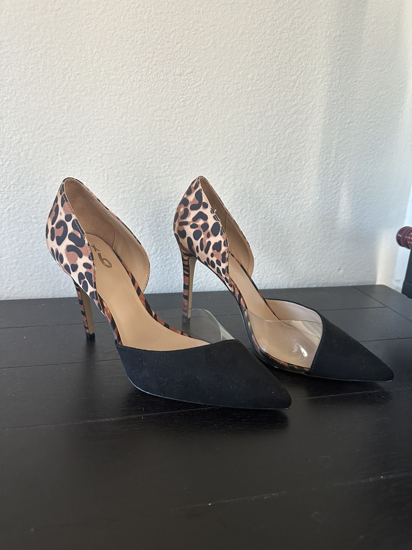 Cheetah Print Heels Size 8 