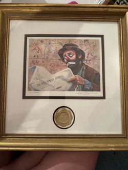 TYCOON by leighton Jones LE 1186/5000 “THE ORIGINAL EMMETT KELLY CIRCUS COLLECTION “