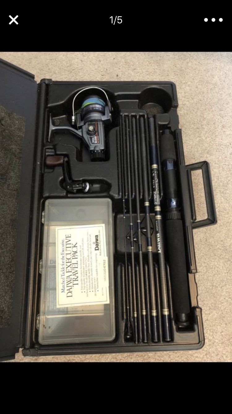 Daiwa Rod and Reel Travel Pack Executive Fishing for Sale in