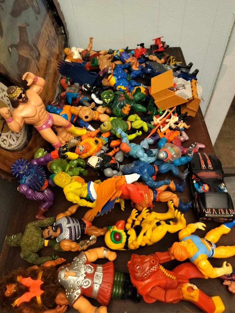 Large Collect Of He-man And Other 80s, 90s Vintage Toys