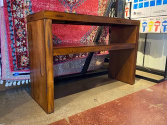 Rustic Pass Through Sofa Table