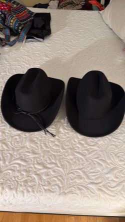 Two cowboy hats cowgirl hats SM/Medium