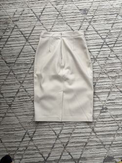 Beige Mango Pencil Skirt 