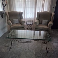 Wrought Iron Coffee Table 