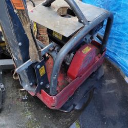 Plate Compacter Needs New Pull Cord, Selling ASIS 