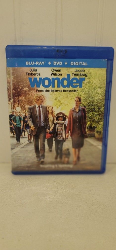 $5 BLU RAY MOVIE. WONDER. BLU RAY / DVD ONLY. NO DIGITAL. $5 OR TRADE FOR A MOVIE TITLE I DO NOT ALREADY OWN.