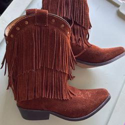 Girls Size 2 Shyanne Fringe 