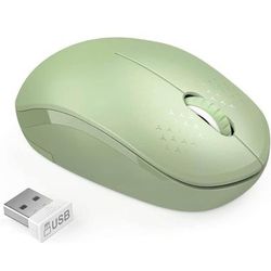 Green Wireless Mouse