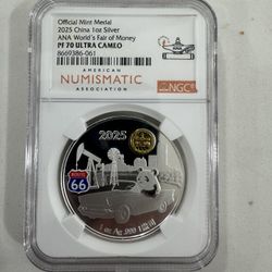 2025 China 1oz Silver PF70 Ultra Cameo 