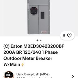 Eaton Breaker Panal