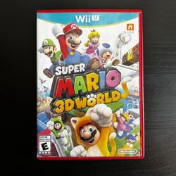 Super Mario 3d World Wii U