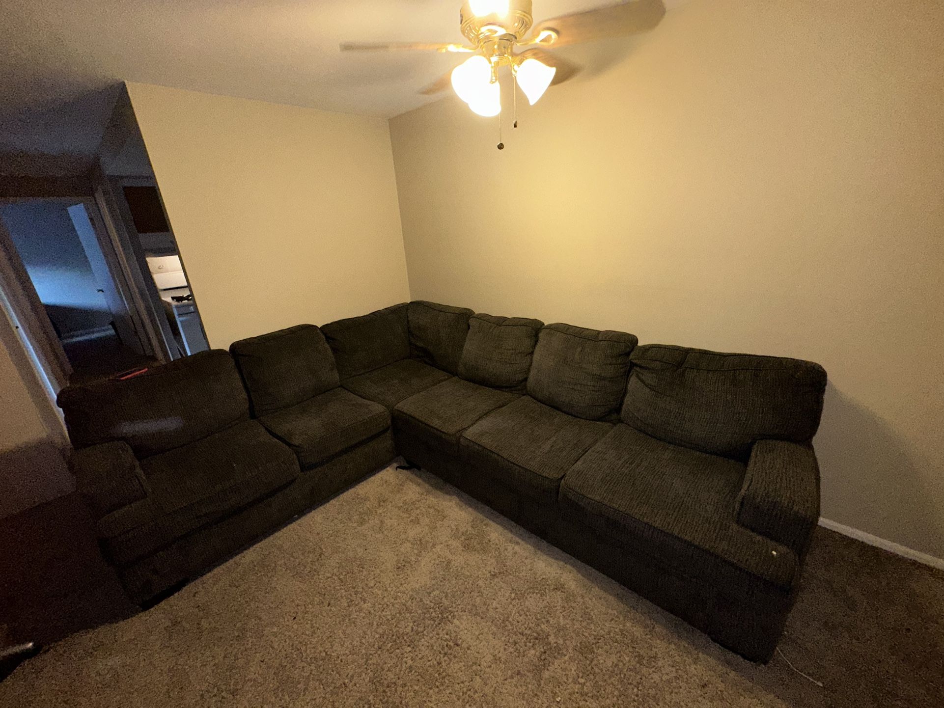 Dark Grey Couch 