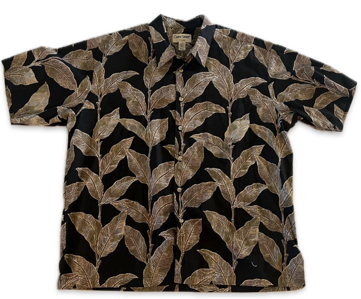 Cooke Street Shirt Mens 2XL Floral 100% Cotton Short Sleeve Costal Beach