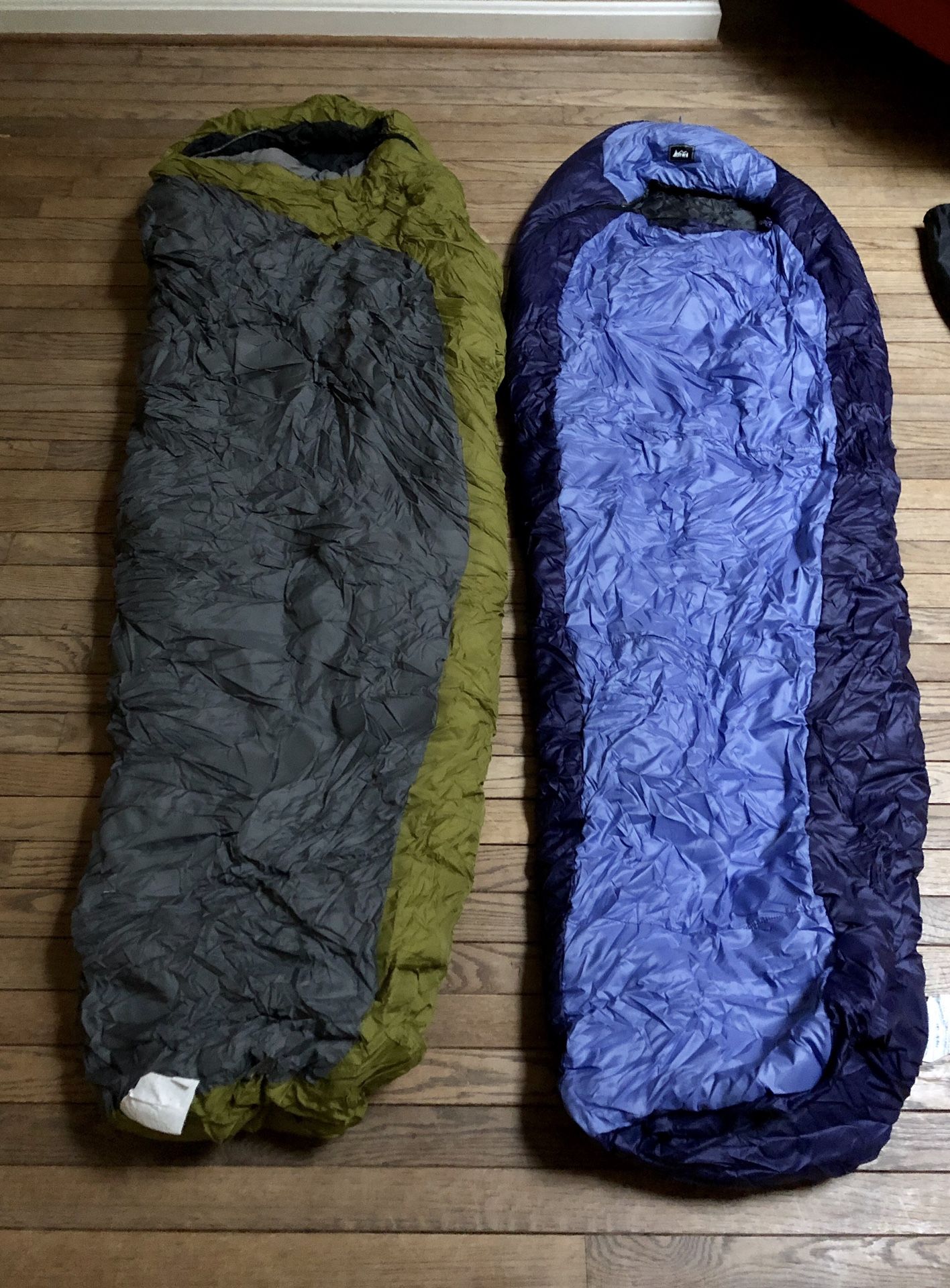 REI Sleeping bags x2