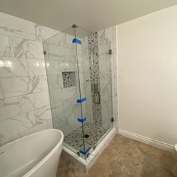 Custom Shower Door Glass  Puertas De Vidrio Para Banos  Se Hace Ala Medida Que Sea 
