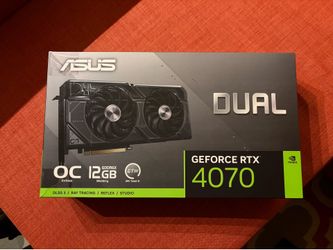 ASUS RTX 4070 Dual OC