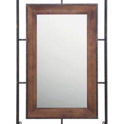 Brand New Metal Framed Rustic Wall Mirror 24x36”