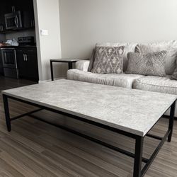 Stone Coffee Table And End Table Set 