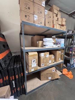 72x48x84 Heavy Duty Industrial Warehouse Shelving Rack + Extra Shelf - Like New