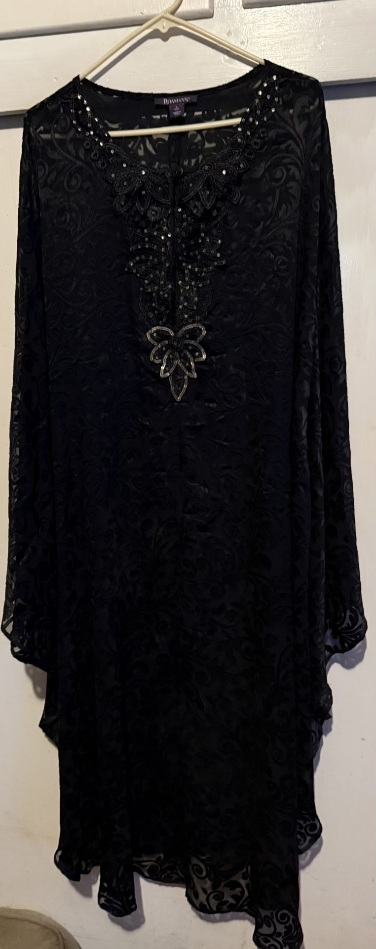 Long Black Dress Sz20
