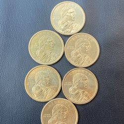 Sacagawea Set 6 Coins 😎