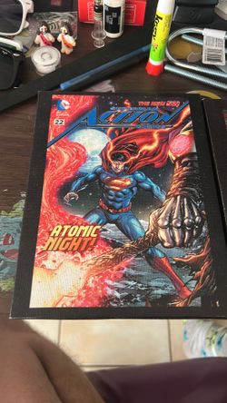 Spider-man Superman wooden wall canvas. Comic covers