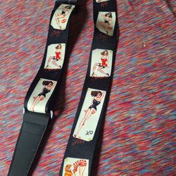 Guitar Strap "Levy's" Pin Up Girls