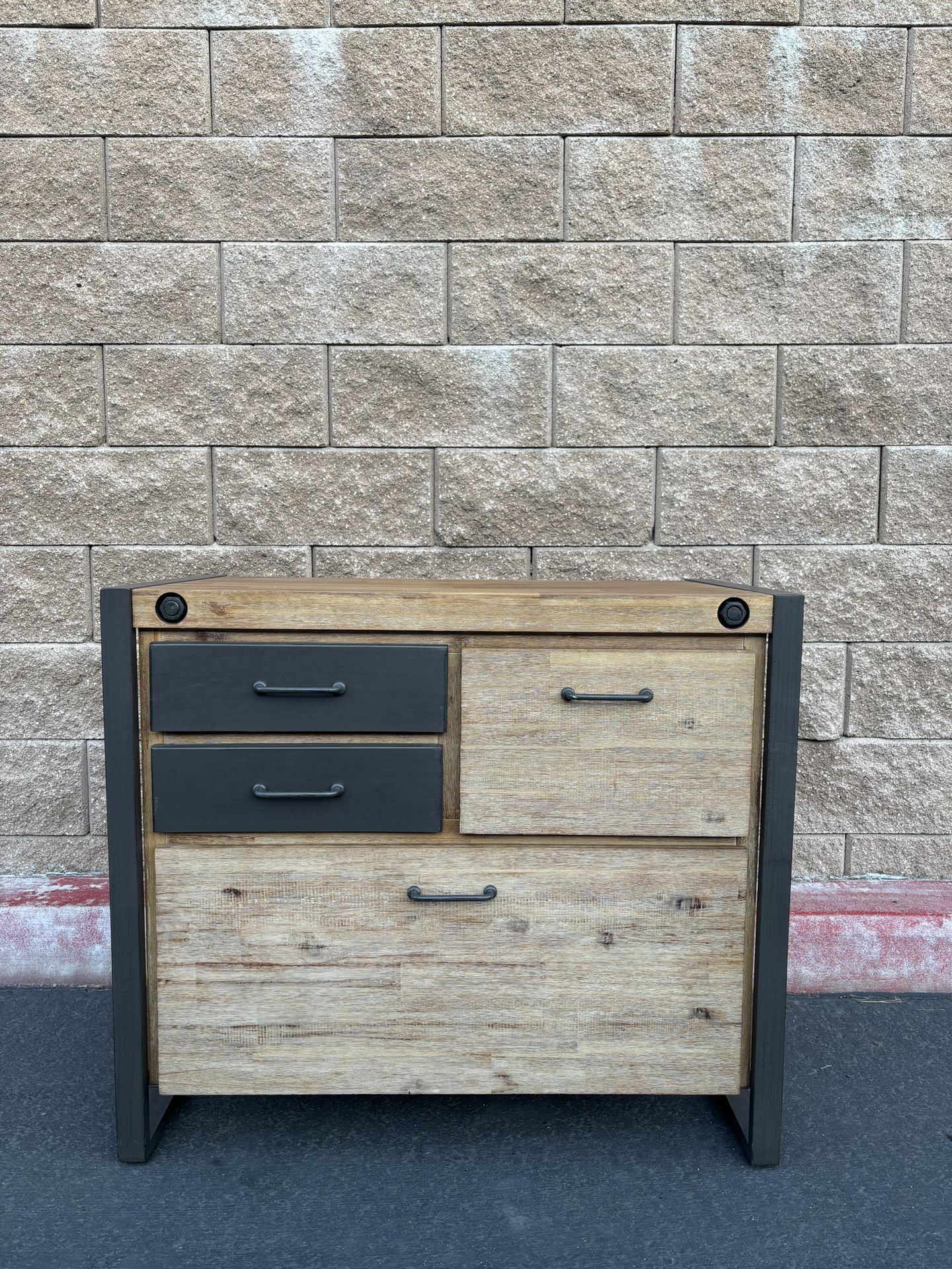 Rustic Filing Cabinet / Storage Chest