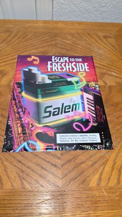 SALEM CIGARETTE METAL SIGN