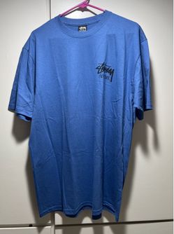 Stussy New York Chapter Tee Blue - Size Large
