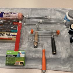 New And used painting Supplies Rollers Paint $10 Obo