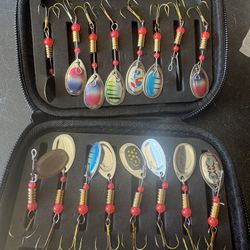New 16 Piece Trout Fishing Lure Set