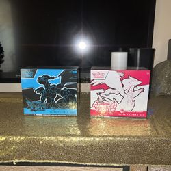 Pokemon Cards Black Bolt & White Flare ETBs Pokemon Center