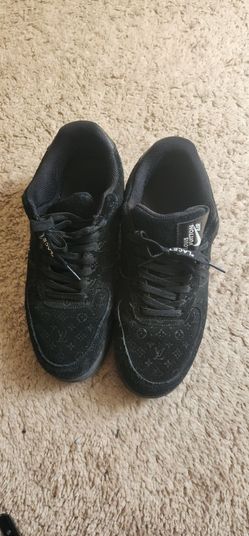 Louis Vuitton x Nike Air Force 1 Black Sneakers