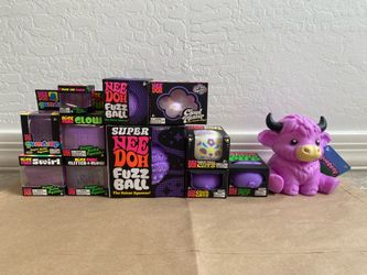 Purple Needoh Squishy Toys  Squeeezy